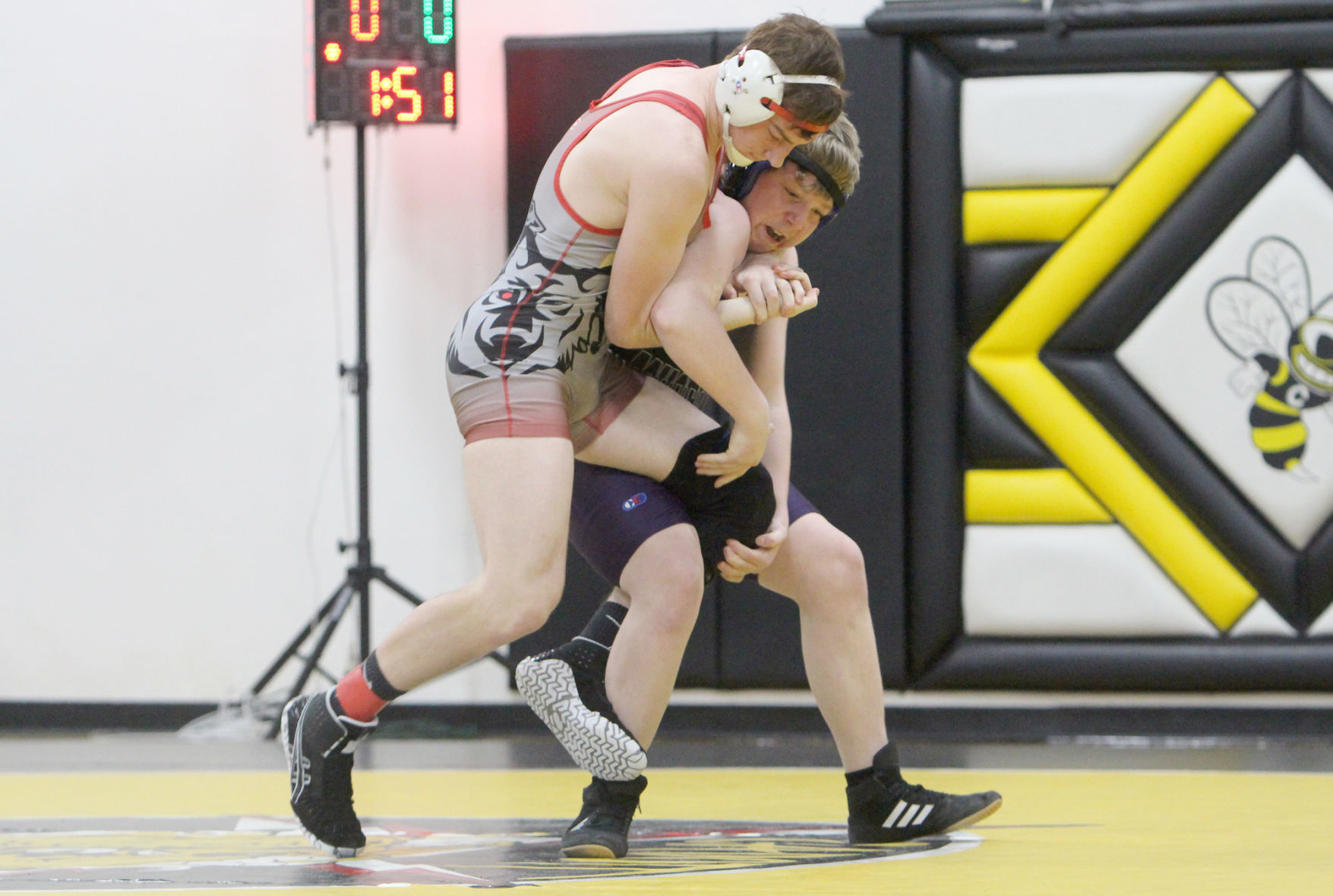 Division 3 wrestling regionals at Cadott 2-9-19